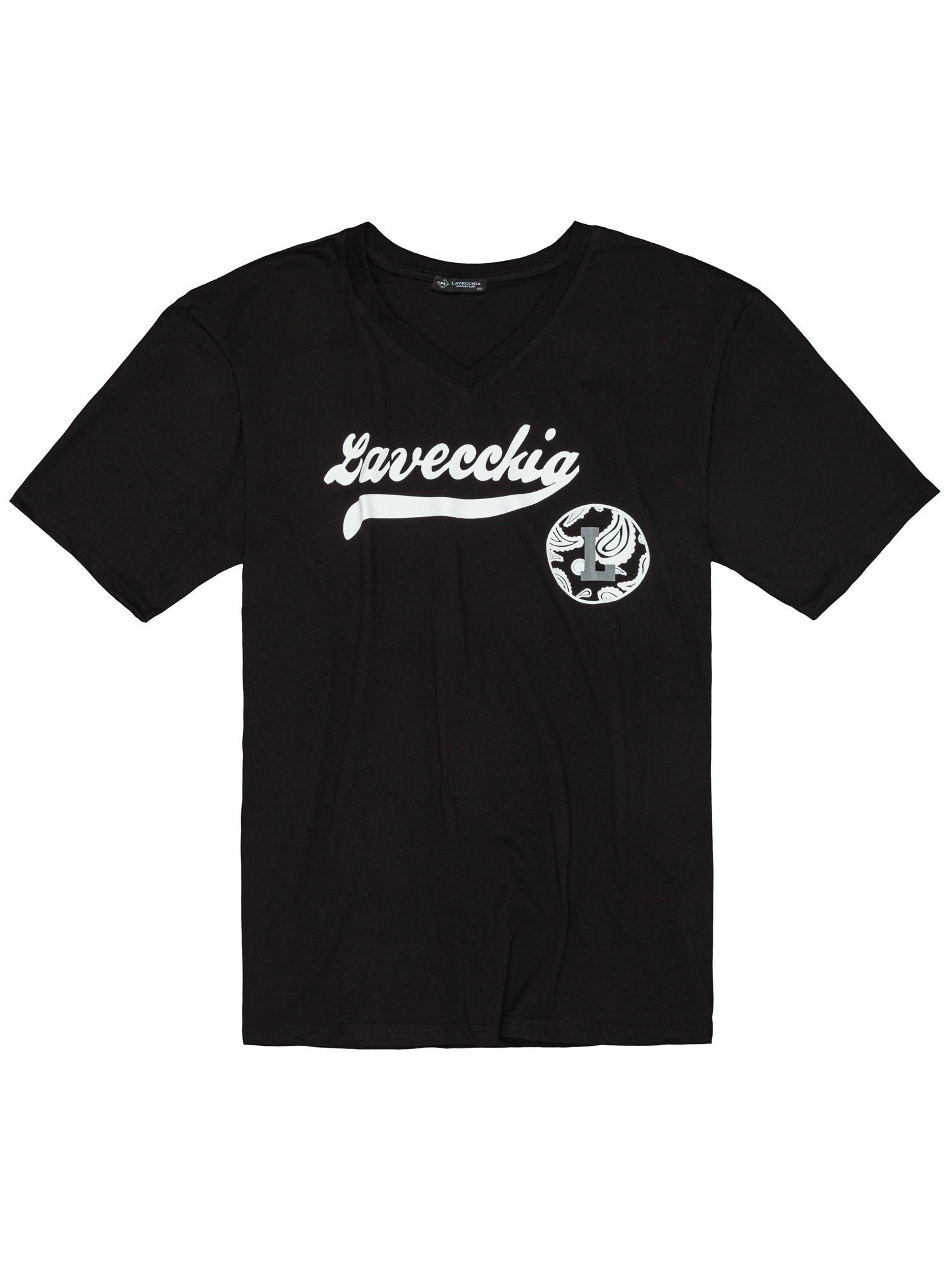 Lavecchia T-Shirt Übergrößen Herrenshirt LV-9900 V-Ausschnitt V-Shirt Herren
