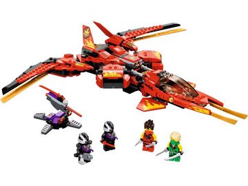 LEGO® Konstruktionsspielsteine LEGO® NINJAGO® - Kais Super-Jet, (Set, 513 St)
