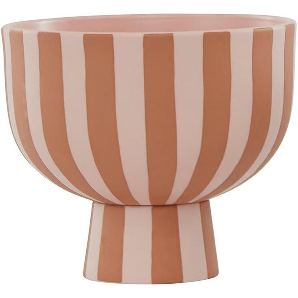 OYOY Dekoschale Toppu Schale, 15 x 13 cm, Caramel/Rose Blumentopf Vase Obst günstig online kaufen
