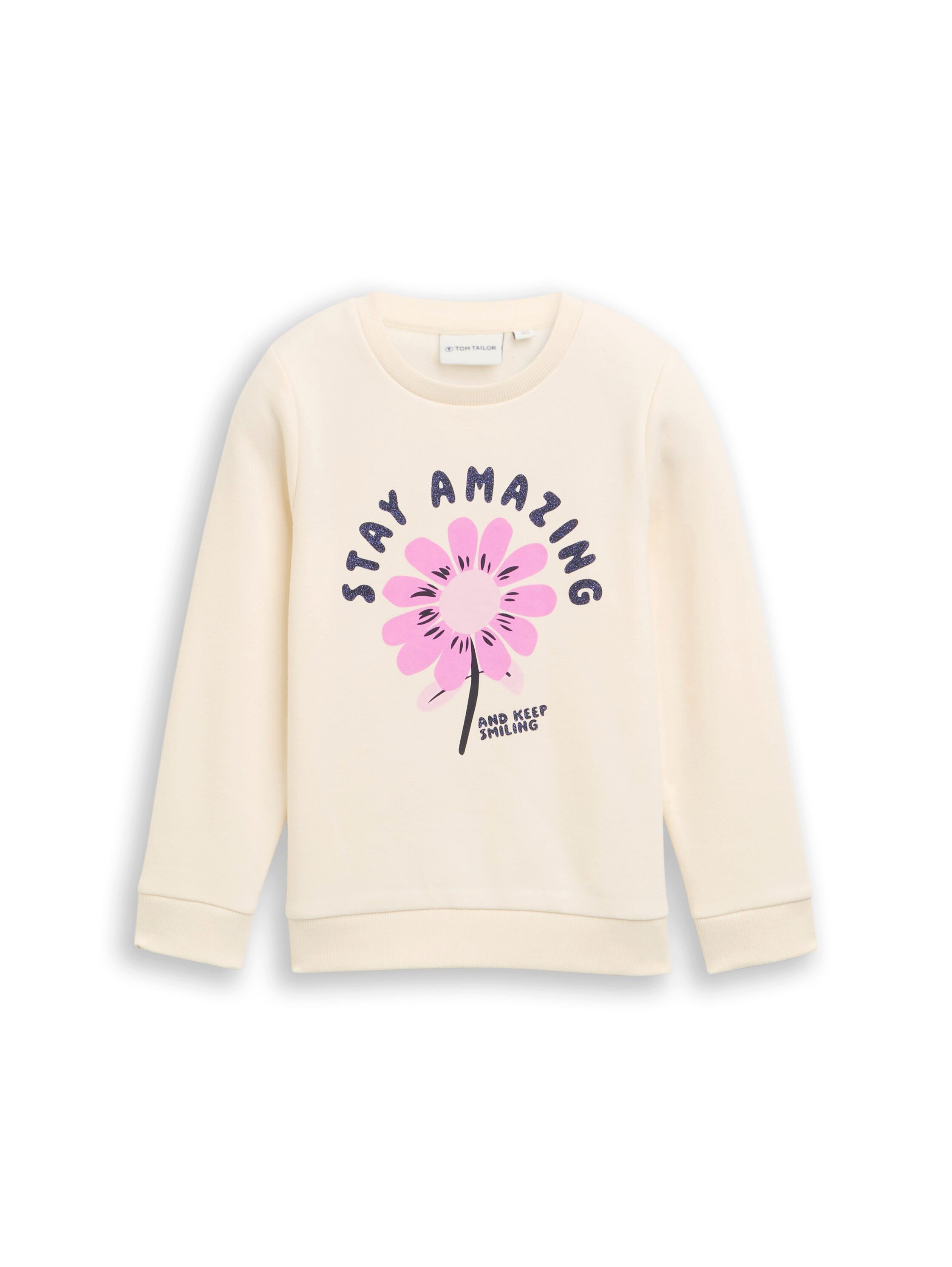 TOM TAILOR Sweater mit Frontprint, für Girls