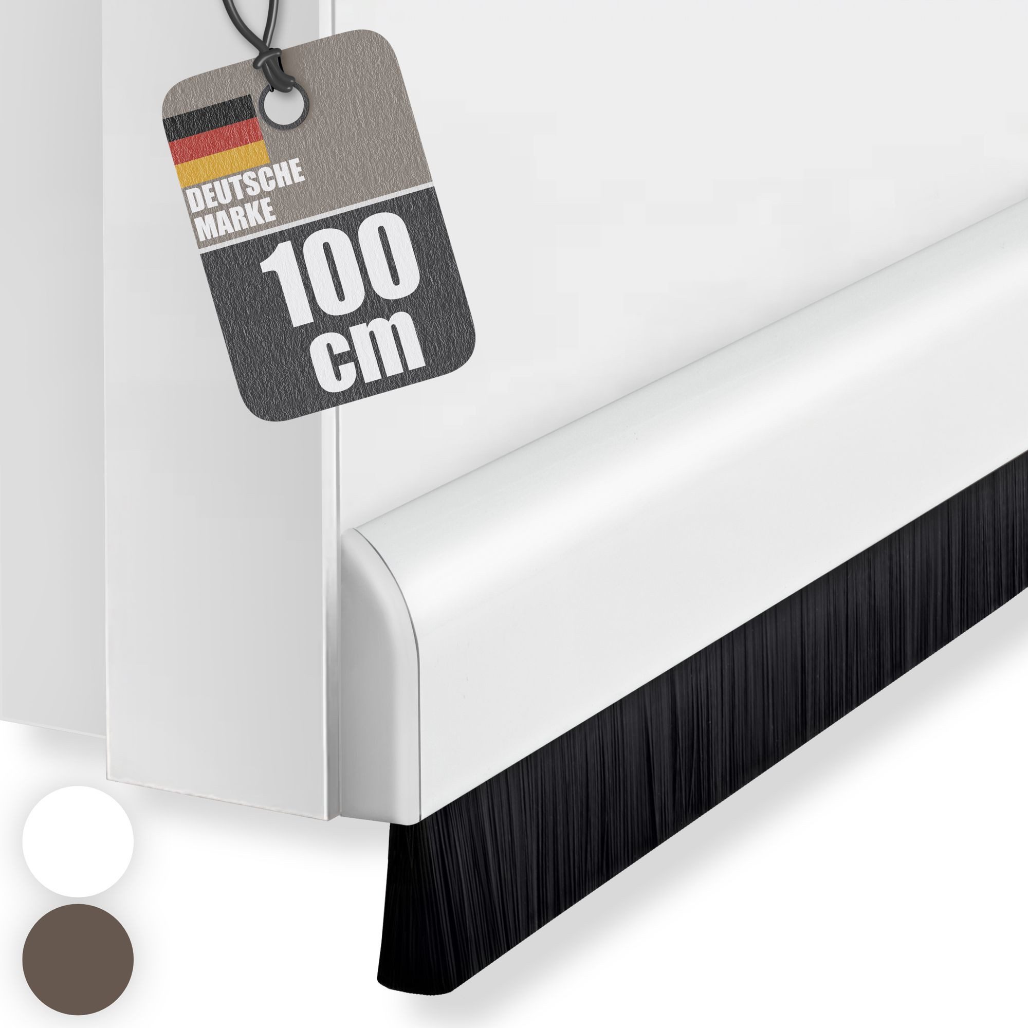 bonsport Türbodendichtung Türleiste mit Bürste, L: 100 cm