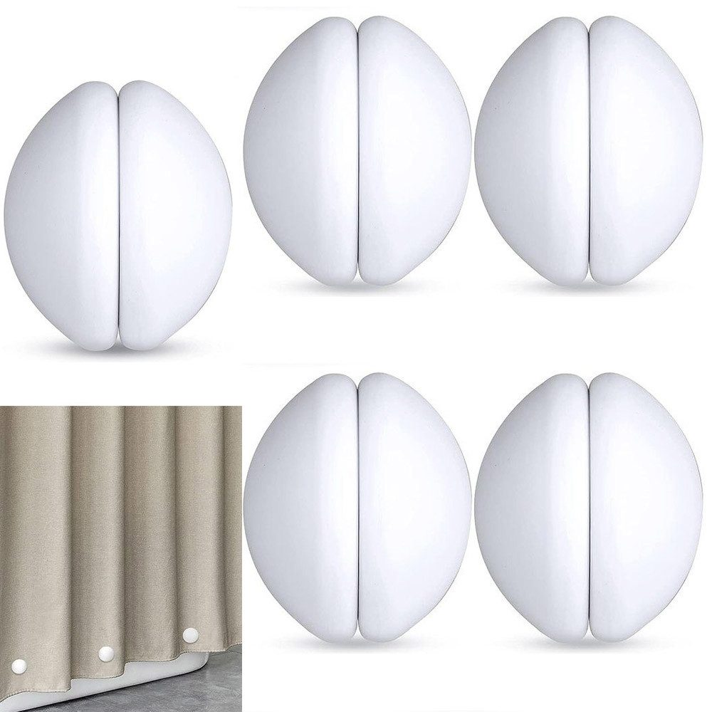 FELIXLEO Duschrollo Duschvorhang-Gewichte silikonbeschichtete Starke Duschv günstig online kaufen