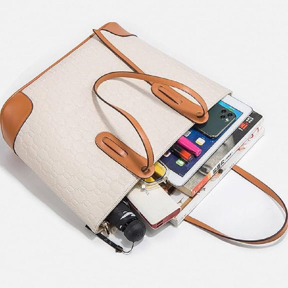 AURIVION Wickeltasche Großes, vierteiliges Set Muttertasche (Set, 1-tlg., diagonale Straddle-Tasche für Damen), Handtasche mit einer Schulter