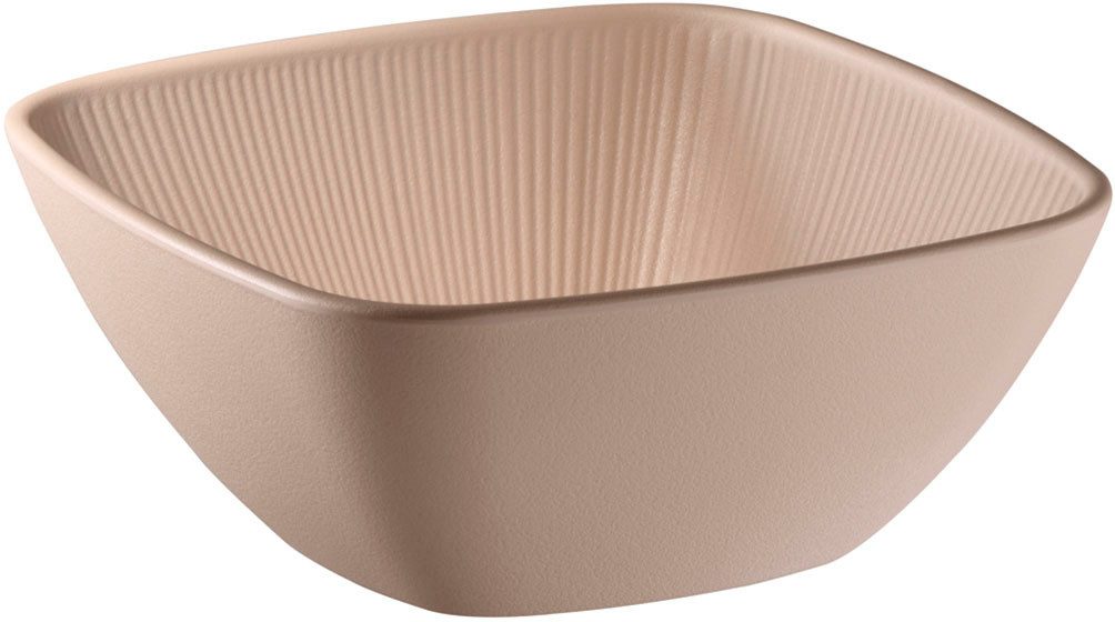 APS Schale Schüssel "NERO", 1,5 Liter, 19,5 x 19,5 cm, Höhe 8 cm, Melamin, (1-tlg), aus Melamin