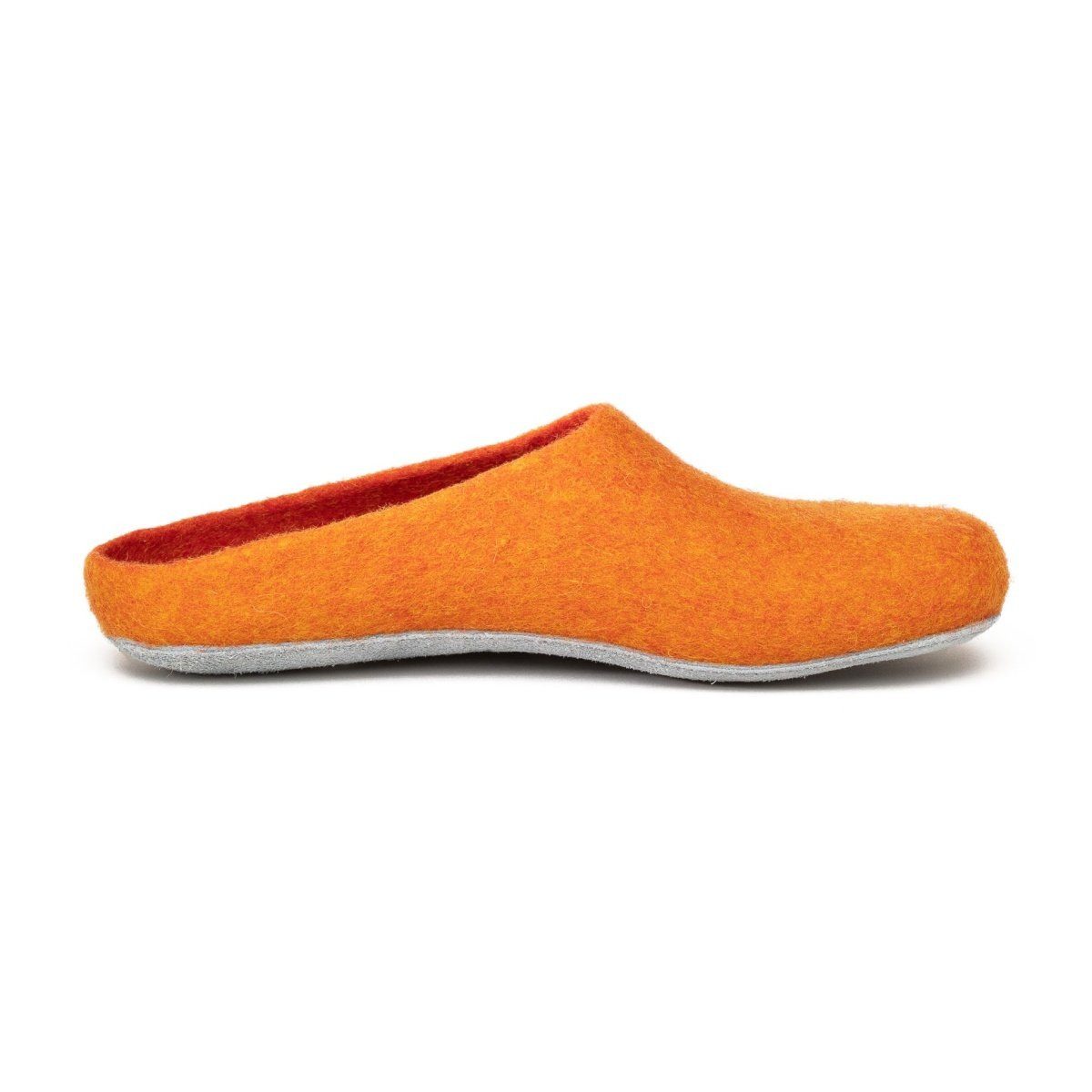 Gottstein Magicfelt 701 (100% Wolle) orange (Größe 36-42) Hausschuh