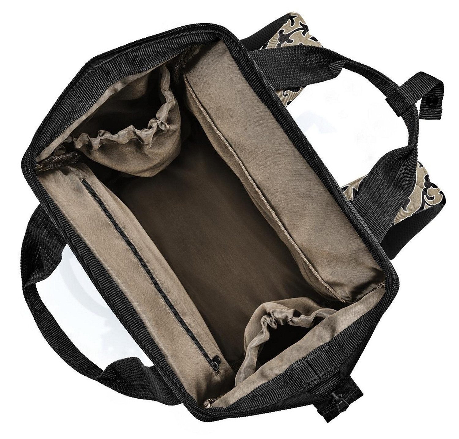 REISENTHEL® Rucksack ALLROUNDER, 12 Liter, Braun, Schwarz, Polyester, Wasse günstig online kaufen