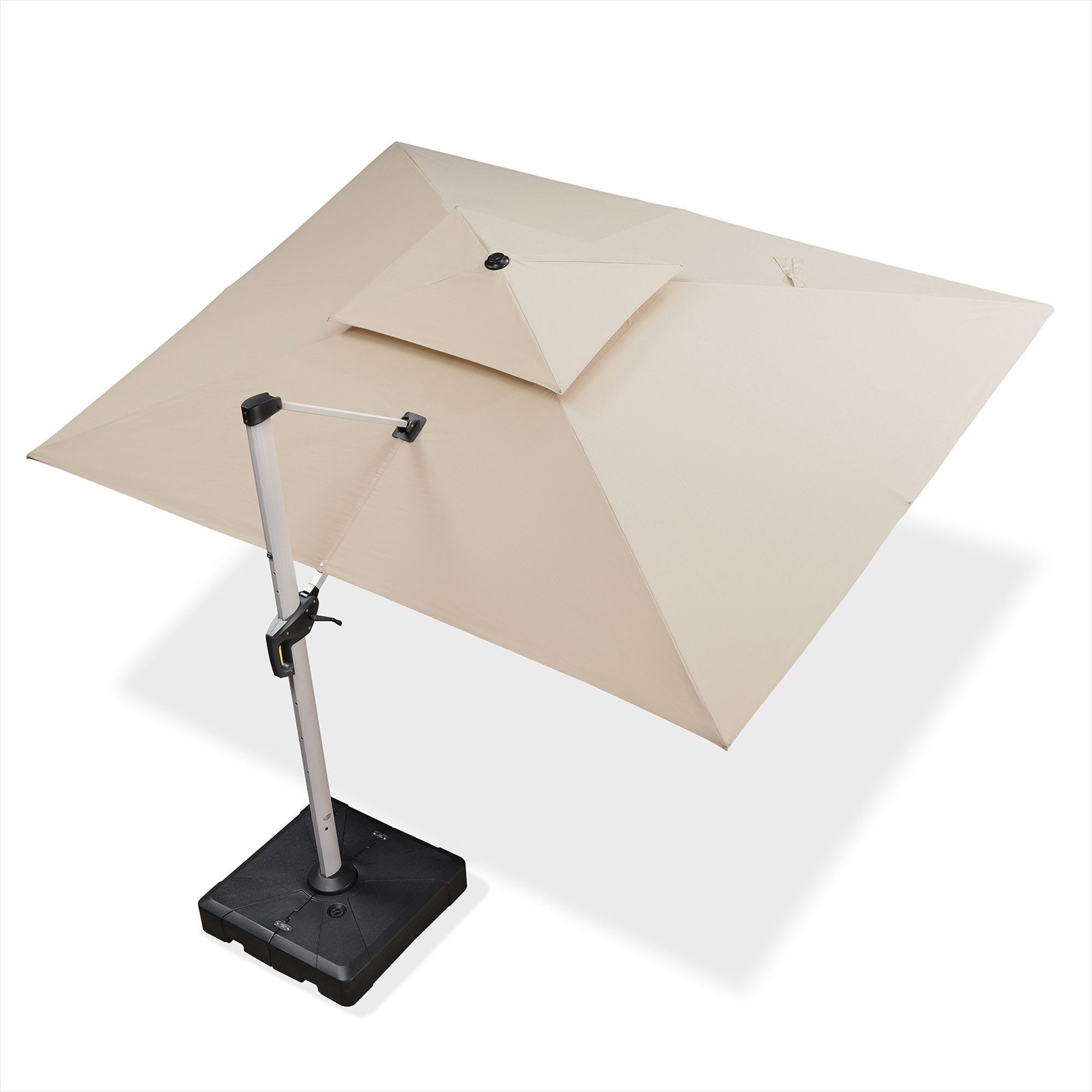 PURPLE LEAF Ampelschirm Rechteckiger Außenbereich Doppeldach Ampelschirm, Terrassenschirm, LxB: 330,00x270,00 cm, für Garten,Terrasse, Pool