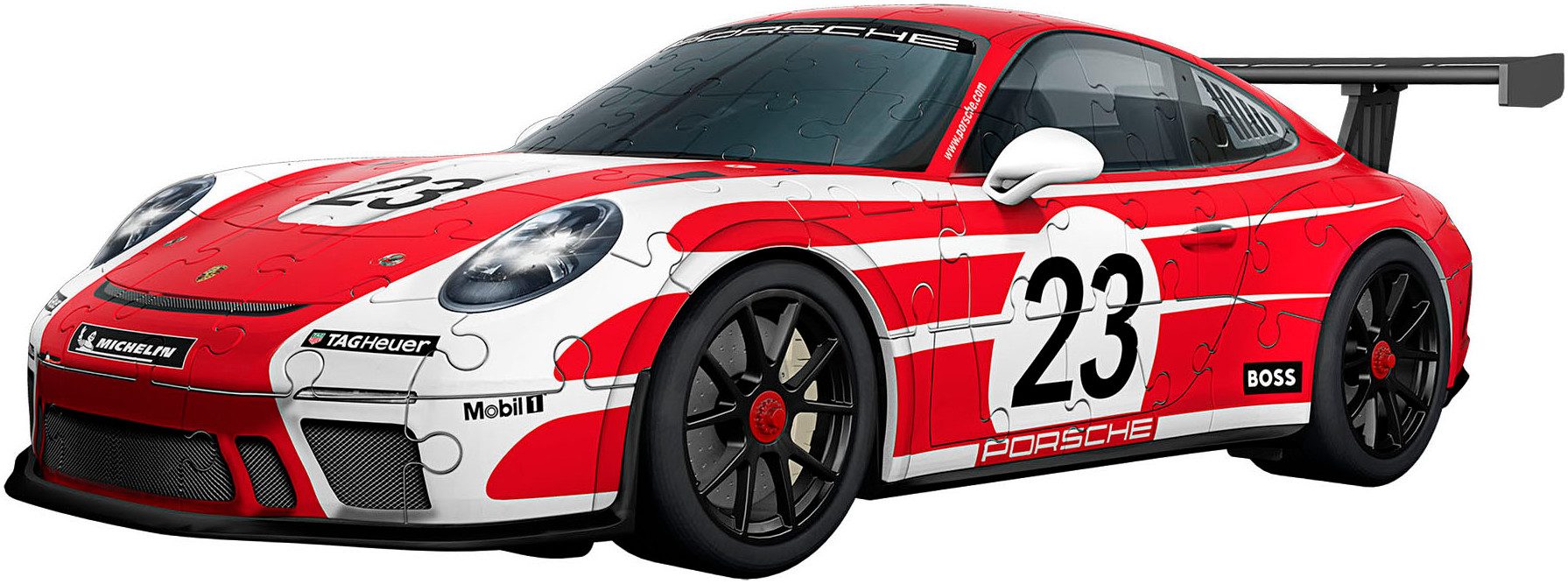 Ravensburger 3D-Puzzle Iconics: Porsche 911 "Salzburg Edition", 108 Puzzleteile, Made in Europe