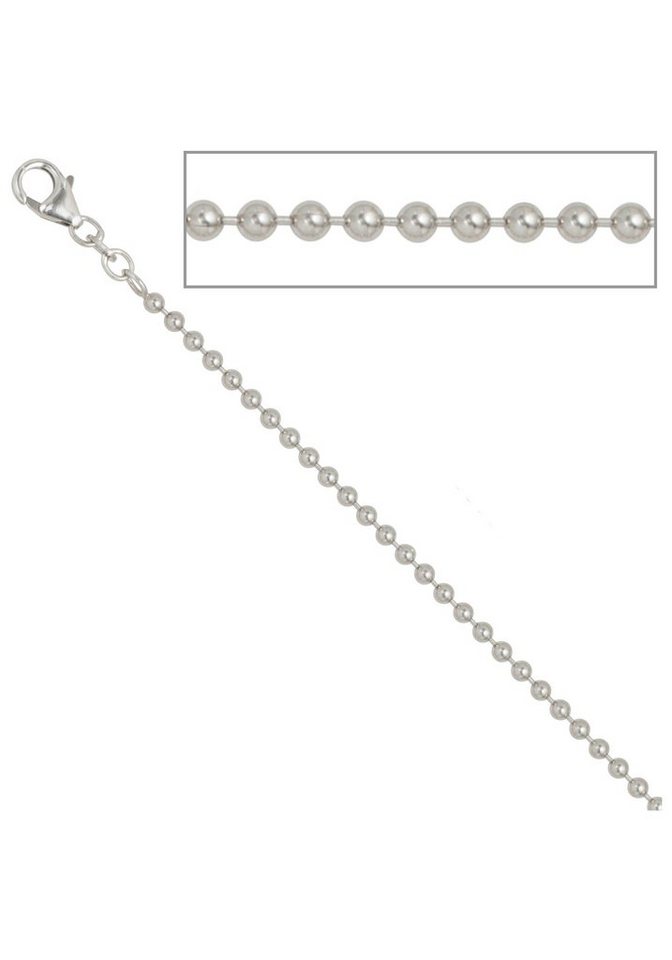 JOBO Silberkette, Kugelkette 925 Silber ... JOBO Silberkette, Kugelkette 925 Silber ...