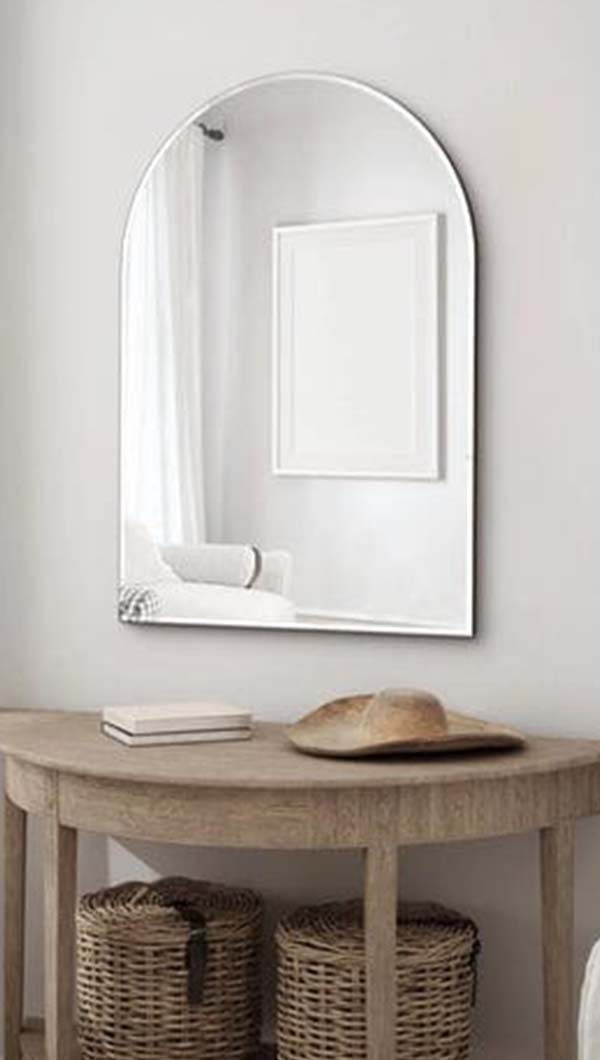 LEVOO Wandspiegel LEVOO Designerspiegel x x 70 cm) Asymmetrischer getönter 2,2 Carina (40 Spiegel Wandspiegel