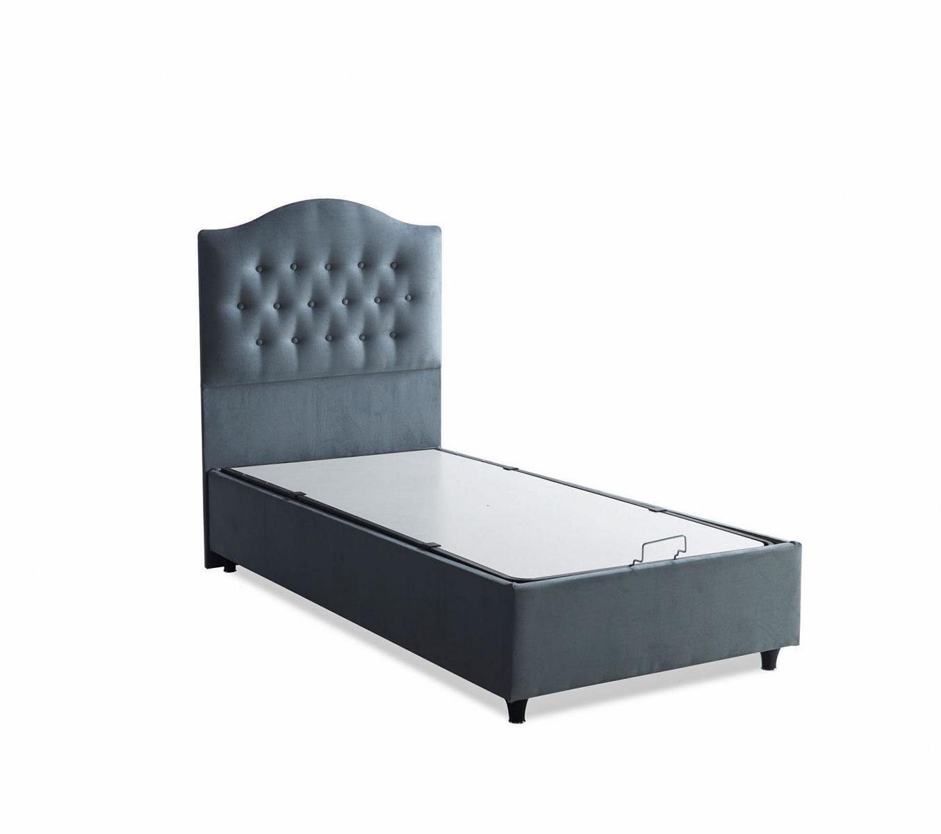JVmoebel Bett Bett Europe (Bett), Chesterfield Made Luxus Polster Modern Design In Schlafzimmer Möbel