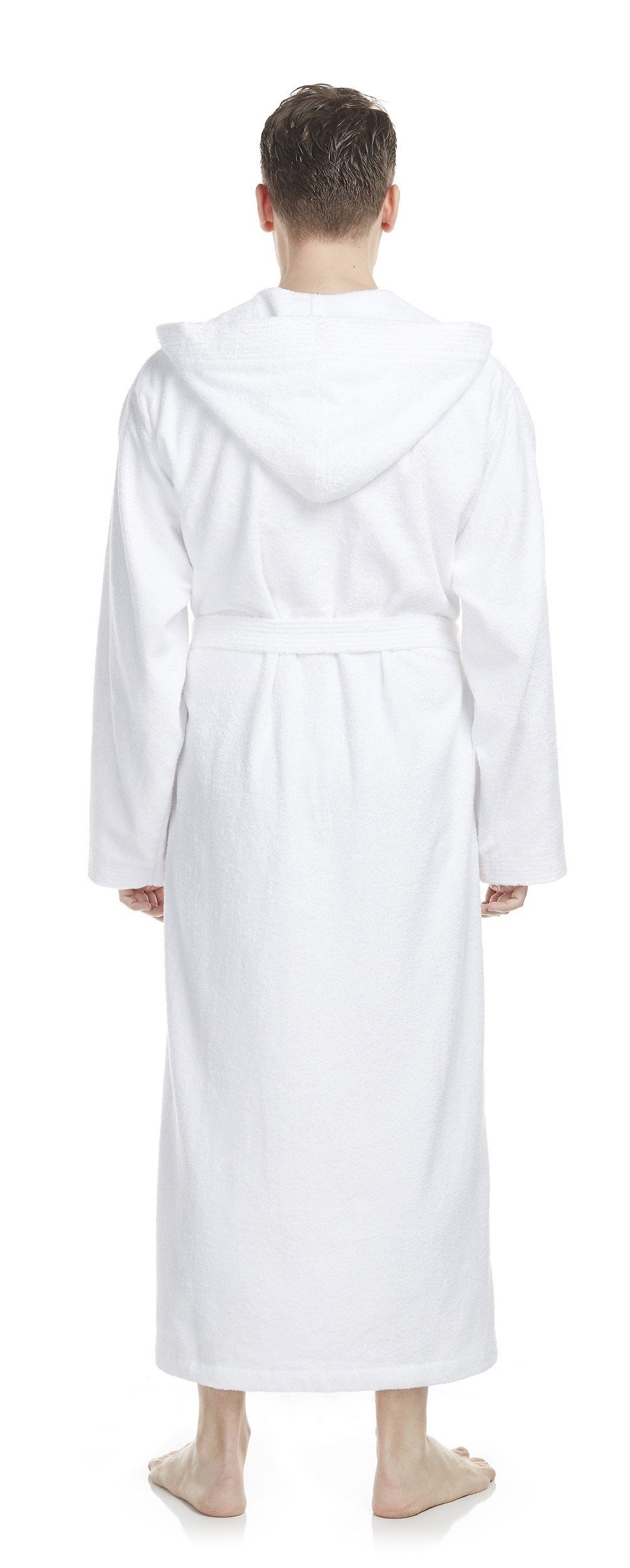 Arus Herrenbademantel Pacific, mit Kapuze, 100% Baumwolle, extra lang, für günstig online kaufen