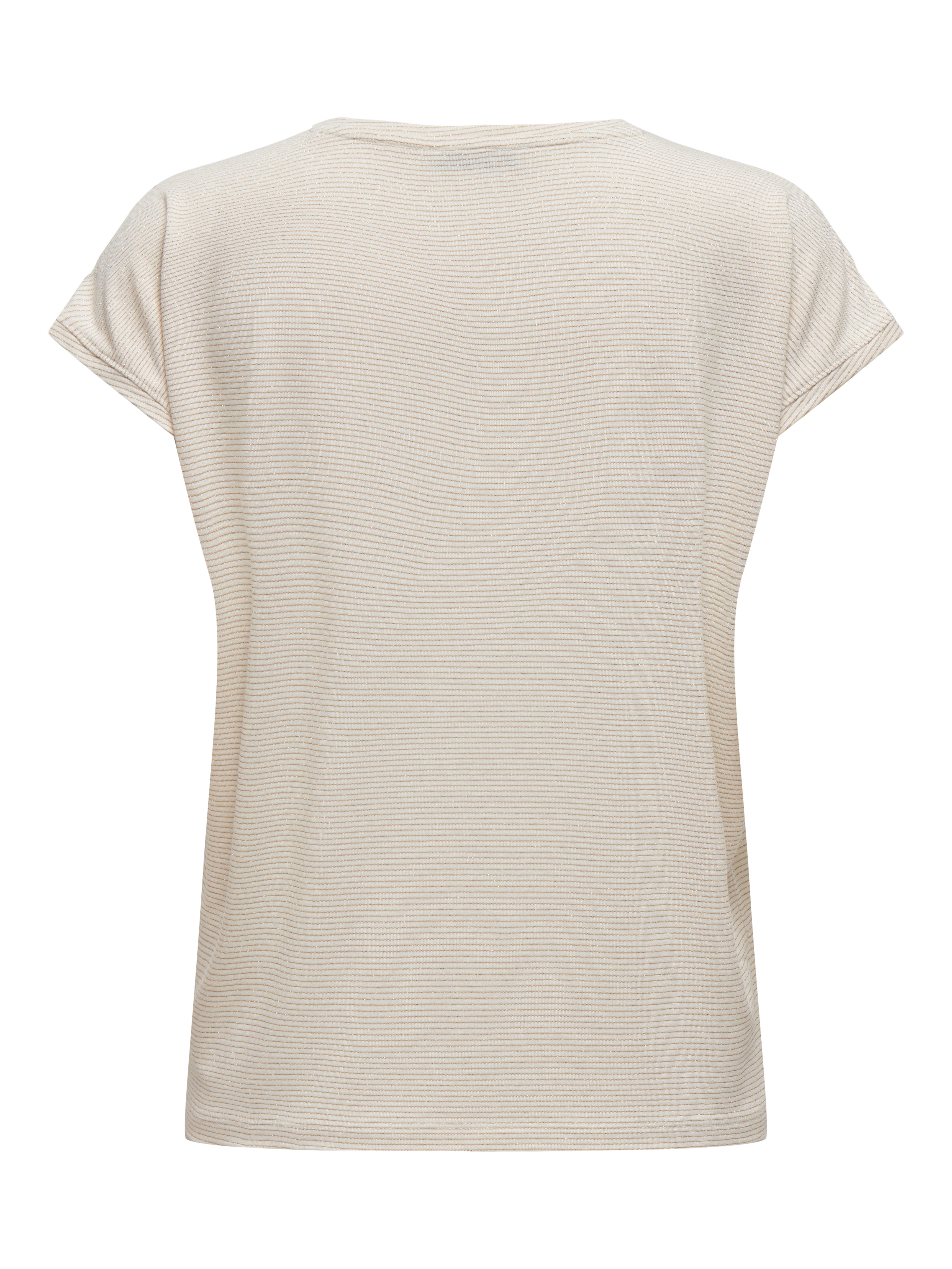 ONLY CARMAKOMA Kurzarmshirt CARCLAUDIA LIFE S/S GLITTER TOP NOOS günstig online kaufen