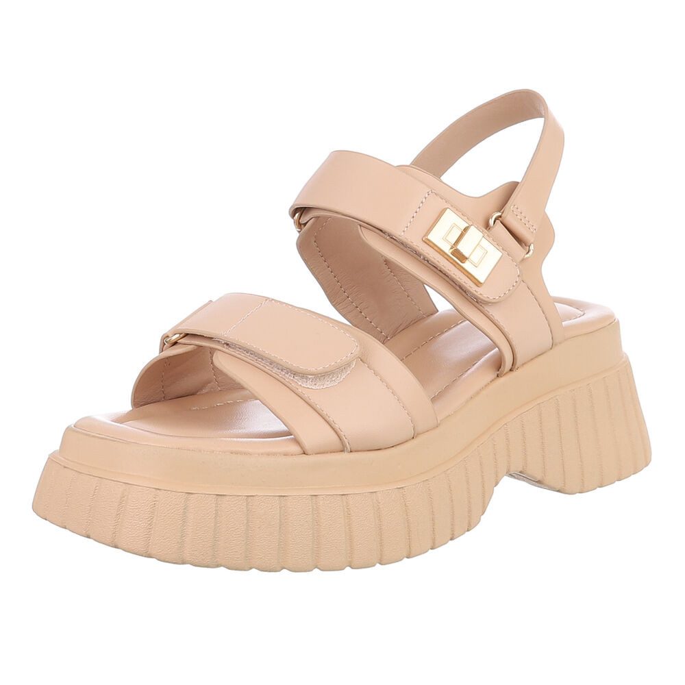 Ital-Design Modische Sandalen mit ergonomischer Sohle für Damen Plateausand günstig online kaufen
