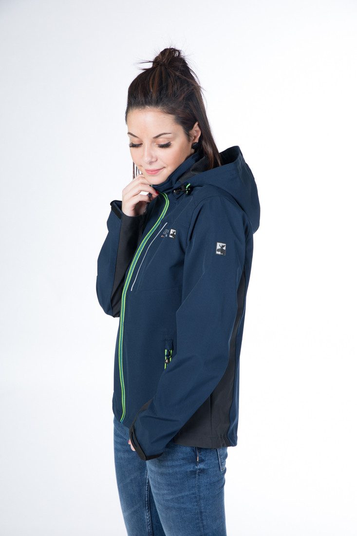 DEPROC Active Outdoorjacke NUNAVUT OS NEW WOMEN Softshelljacke Funktionsjacke auch in großen Größen erhältlich