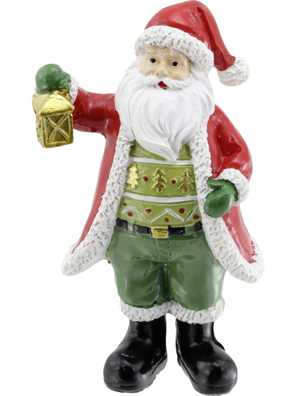Rodermund Weihnachtsfigur Dekofigur Weihnachtsmann aus Polyresin 11,5 x 6,5