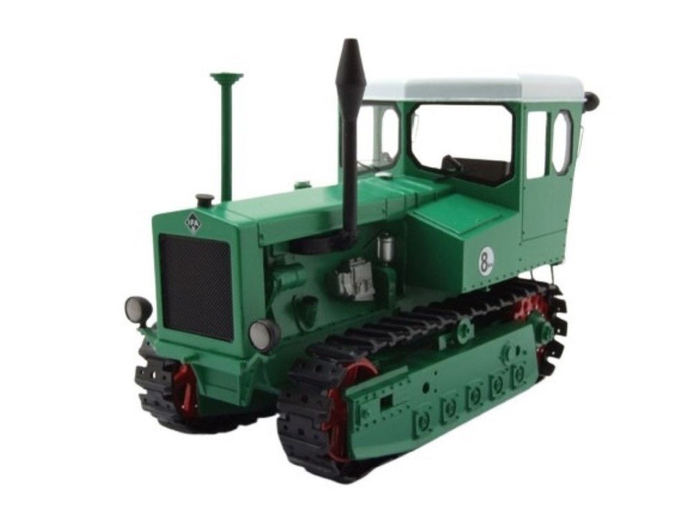 Schuco Modelltraktor IFA KS07 Kettenschlepper Rübezahl Traktor grün, Maßstab 1:32