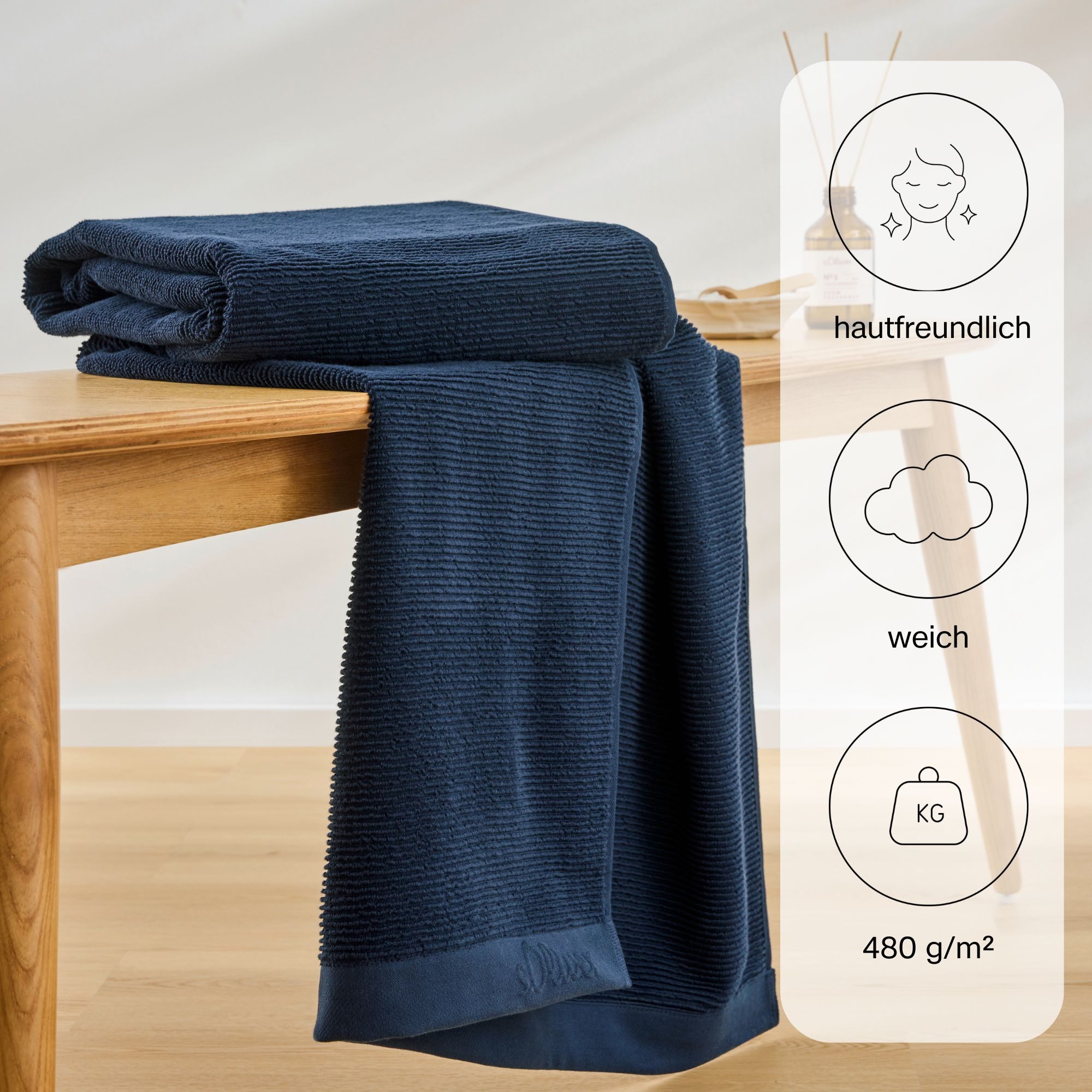 s.Oliver Saunatuch s. Oliver Saunatuch, Walkfrottier (1-St), weich & saugst günstig online kaufen