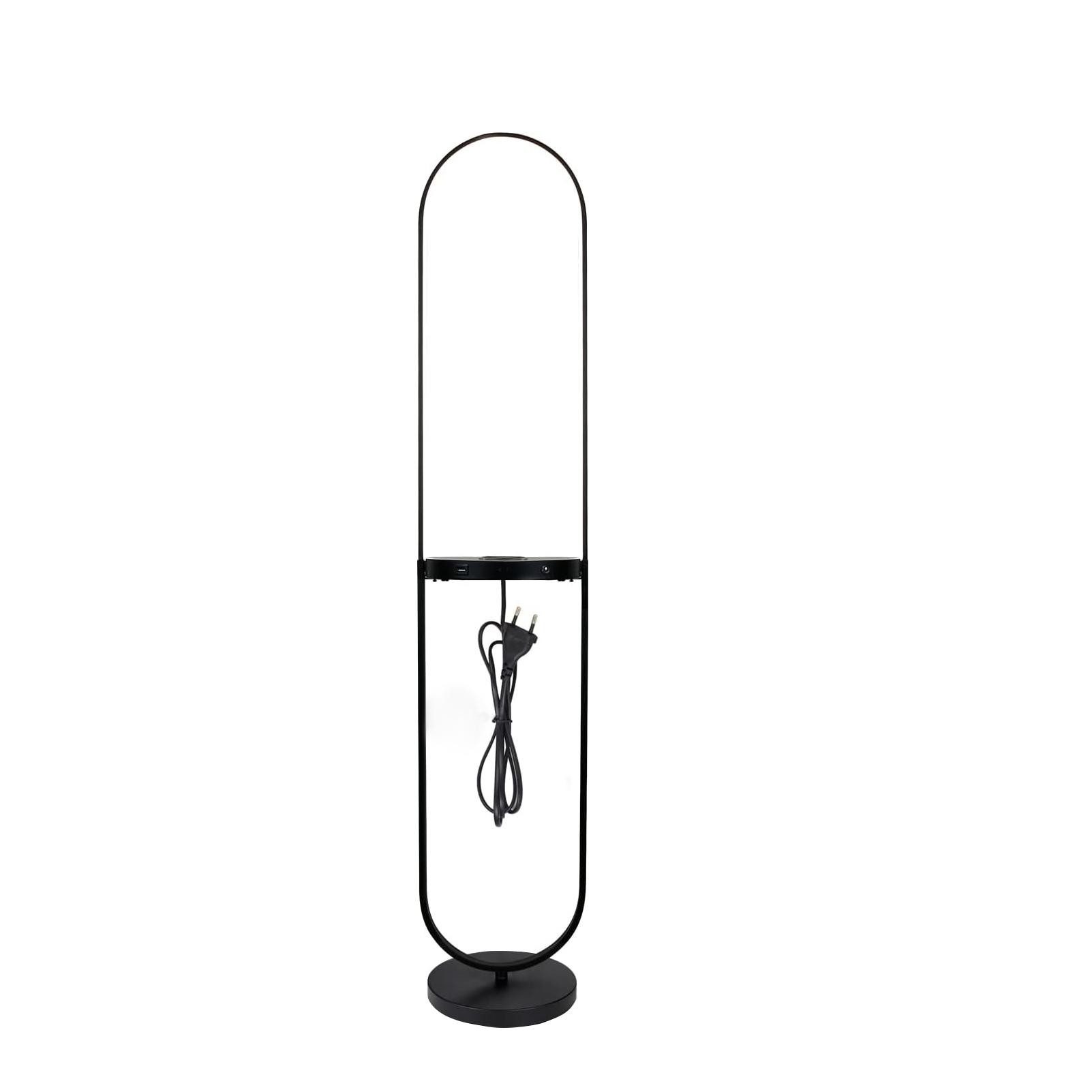 LED Stehlampe Modern Design Dimmbar Standleuchte mit Regal