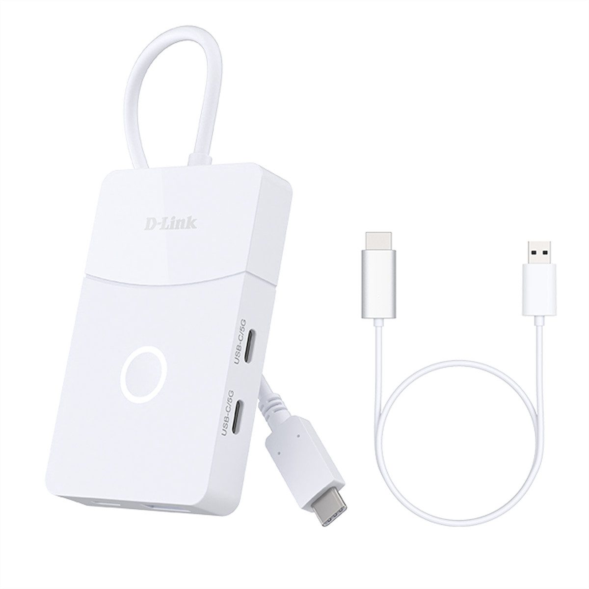 D-Link DUP-501 5-in-1 USB-C Hub mit Wireless HDMI Computer-Adapter USB Typ C (USB-C) Männlich (Stecker) zu HDMI Typ A Weiblich (Buchse)