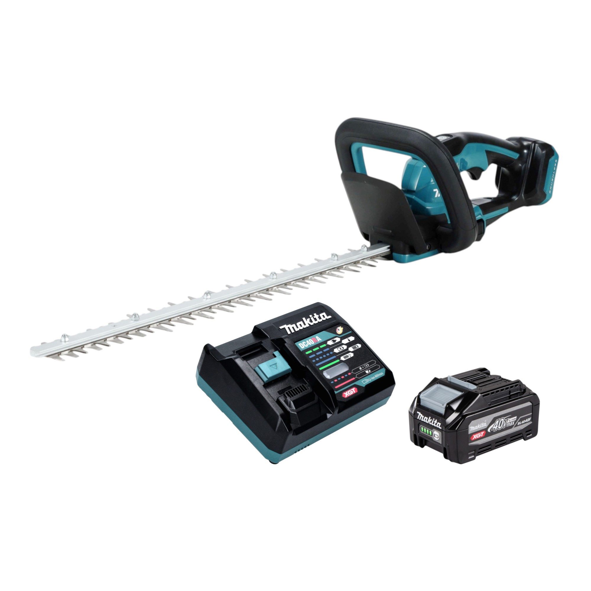 Makita Akku-Heckenschere UH 020 GU101 40 V max. 50 cm Brushless + 1x Akku 4,0 Ah + Ladegerät