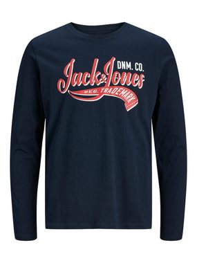 Jack & Jones Junior Langarmshirt JJELOGO TEE LS O-NECK 2 COL SS24 MNI