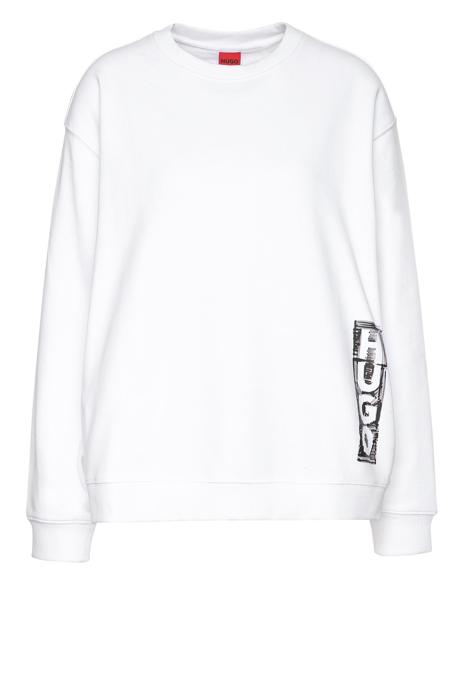 HUGO T-Shirt Deroxane (1-tlg) Weiß (100)
