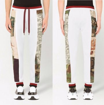 DOLCE & GABBANA Jogginghose DOLCE & GABBANA Reborn to Live Panelled Track Pants Jogging-Hose Cargo