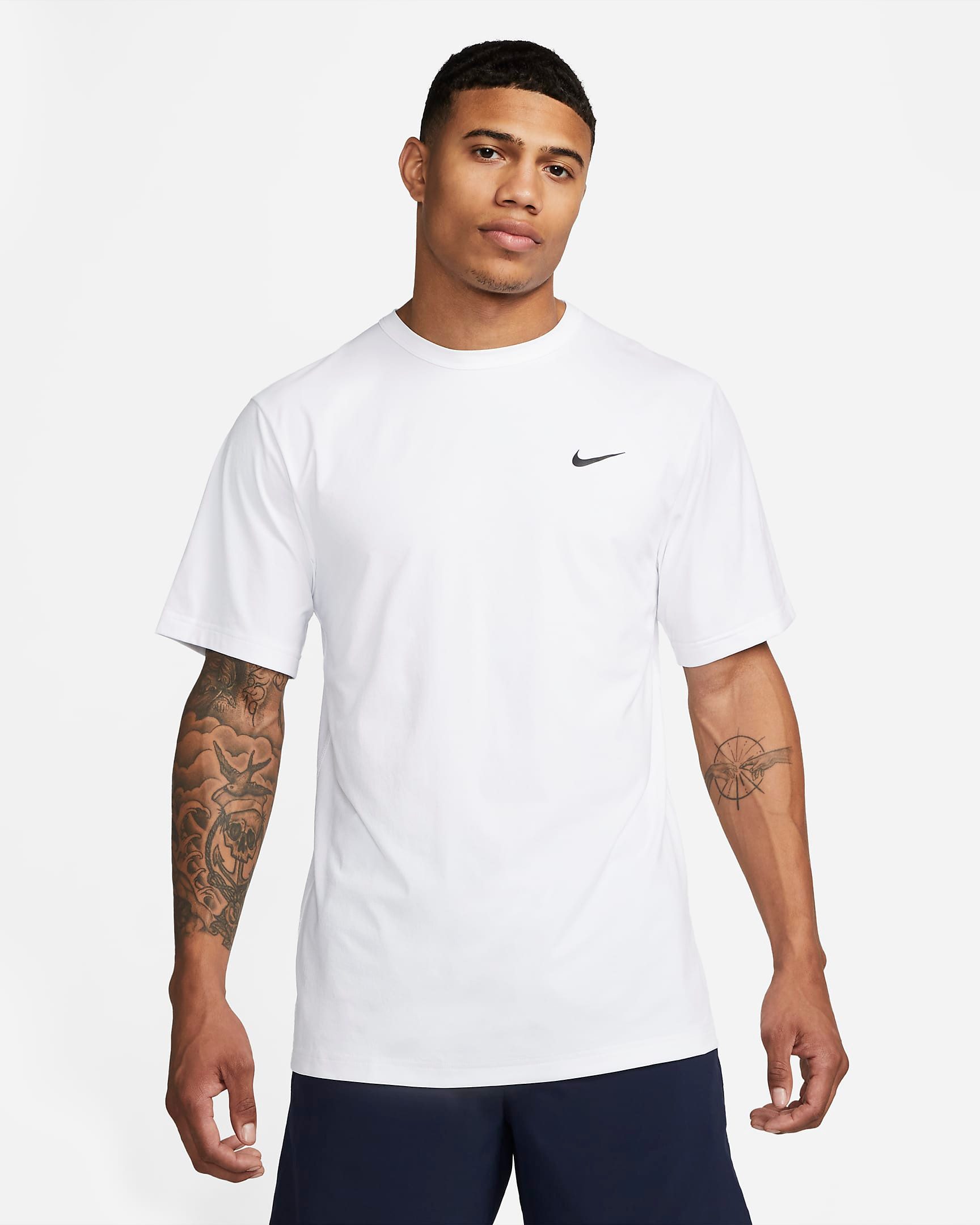 Nike Kurzarmshirt M NK DF UV HYVERSE SS WHITE/COOL GREY-BLACK-HYPER PI – Bild 5 von 5