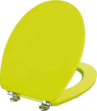 CORNAT WC-Sitz WC-Sitz Telo Unifarbenes Design in lime gelb Toilettensitz