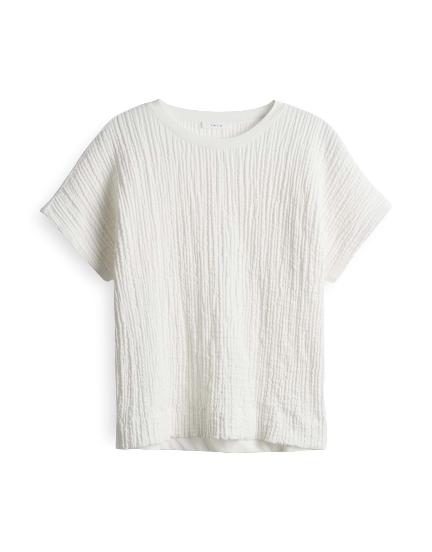 OPUS Kurzarmshirt SUNNSA Loose im Material Mix günstig online kaufen