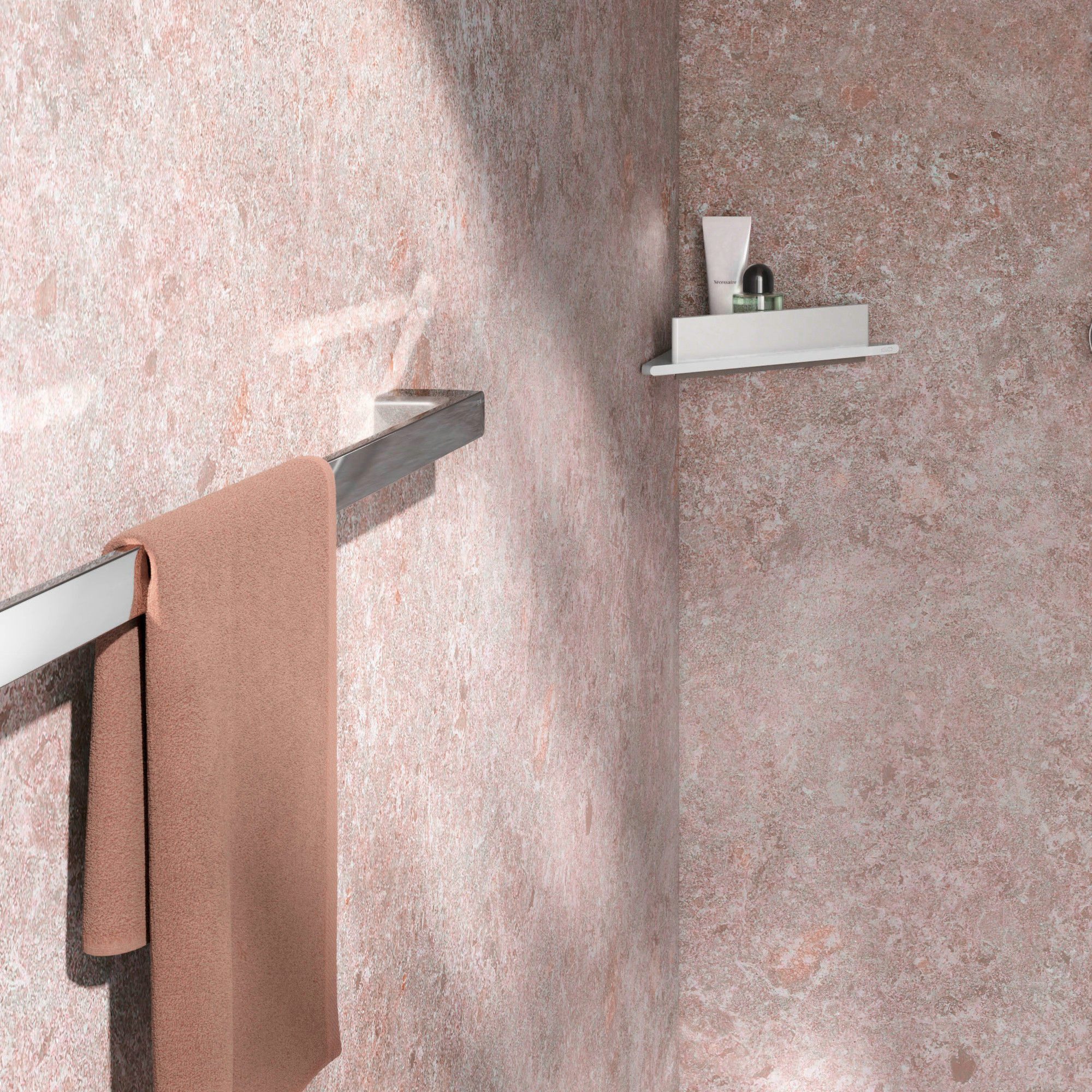 Keuco Handtuchstange ROSE, zum Kleben und Schrauben, 60 cm, hochglanz-verch günstig online kaufen