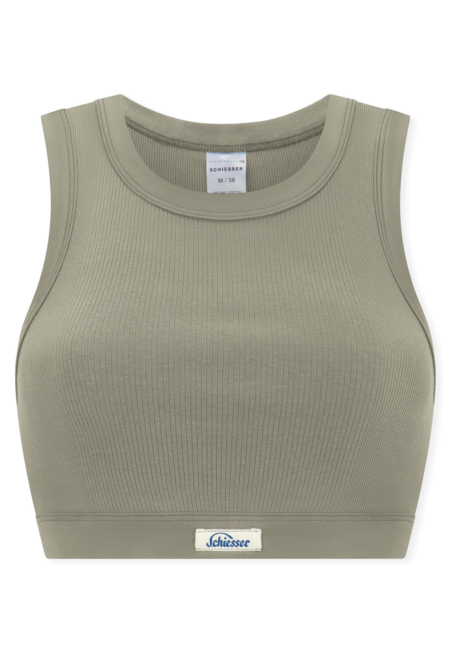Schiesser Bustier Revival Kollektion Breite Abschlüsse an Dekolleté und Armausschnitt