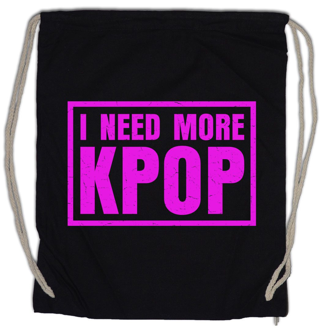 Turnbeutel I Need More KPOP Turnbeutel Asian Korean Pop Korea Music Musik South