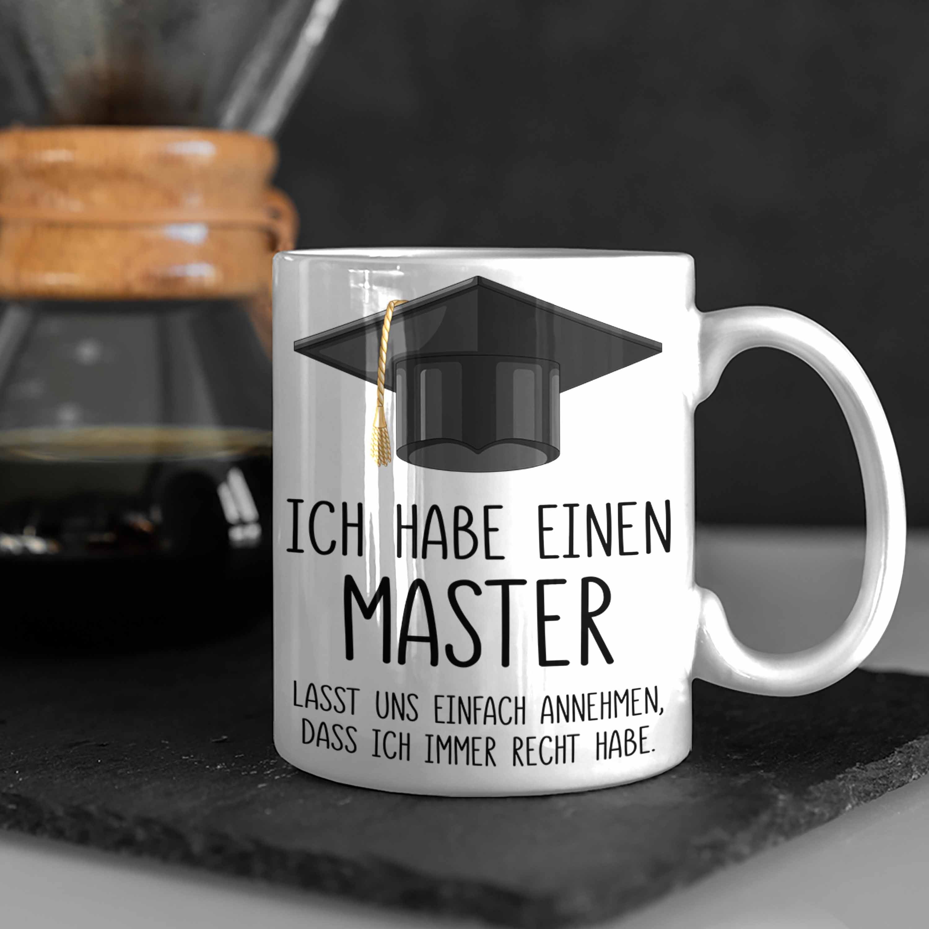 Trendation Tasse Trendation - Master Bestanden Geschenk Abschluss Tasse Spruch Master G – Bild 4 von 5