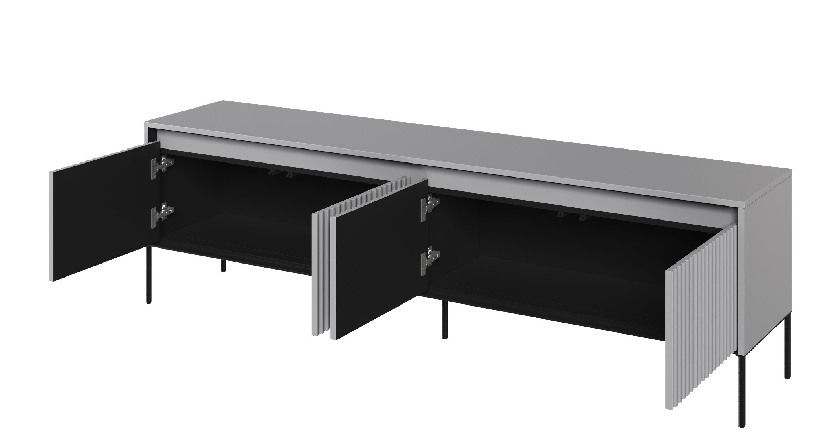 Compleo TV-Schrank FLORE, TV-Tisch, 4 Türen, Modern Wohnzimmer günstig online kaufen