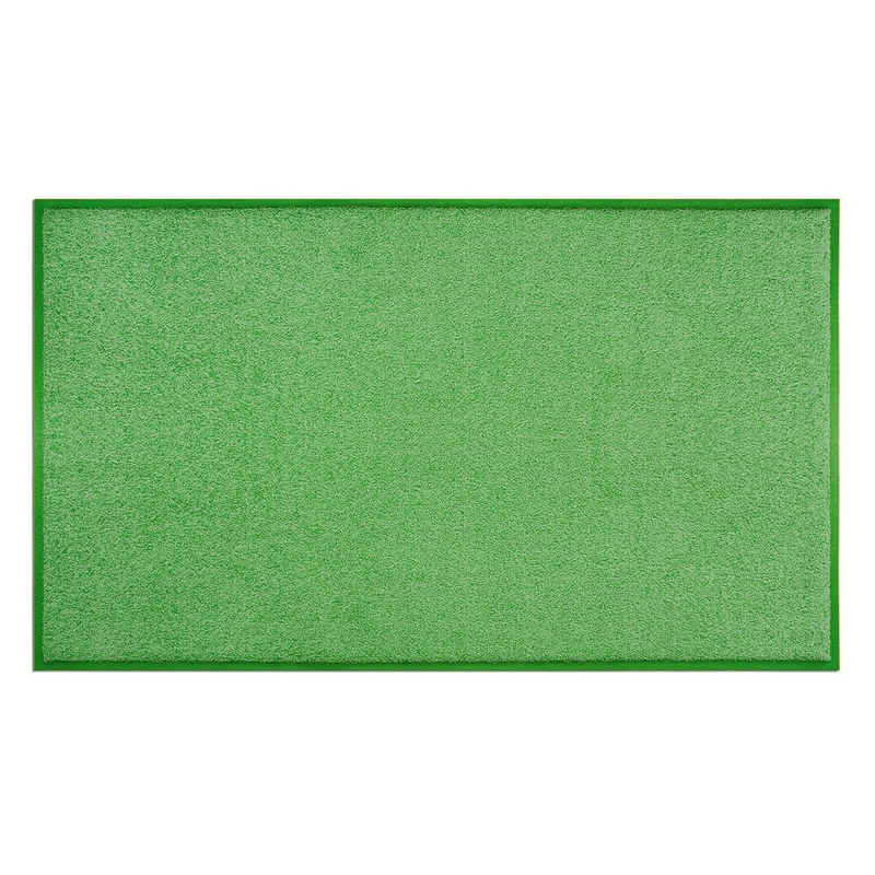 Fußmatte SKY Color, Viele Farben & Größen, Eingangsmatte, SKY Schmutzfangmatten, rechteckig, Höhe: 3.9 mm, mit farblich abgestimmtem Gummirand