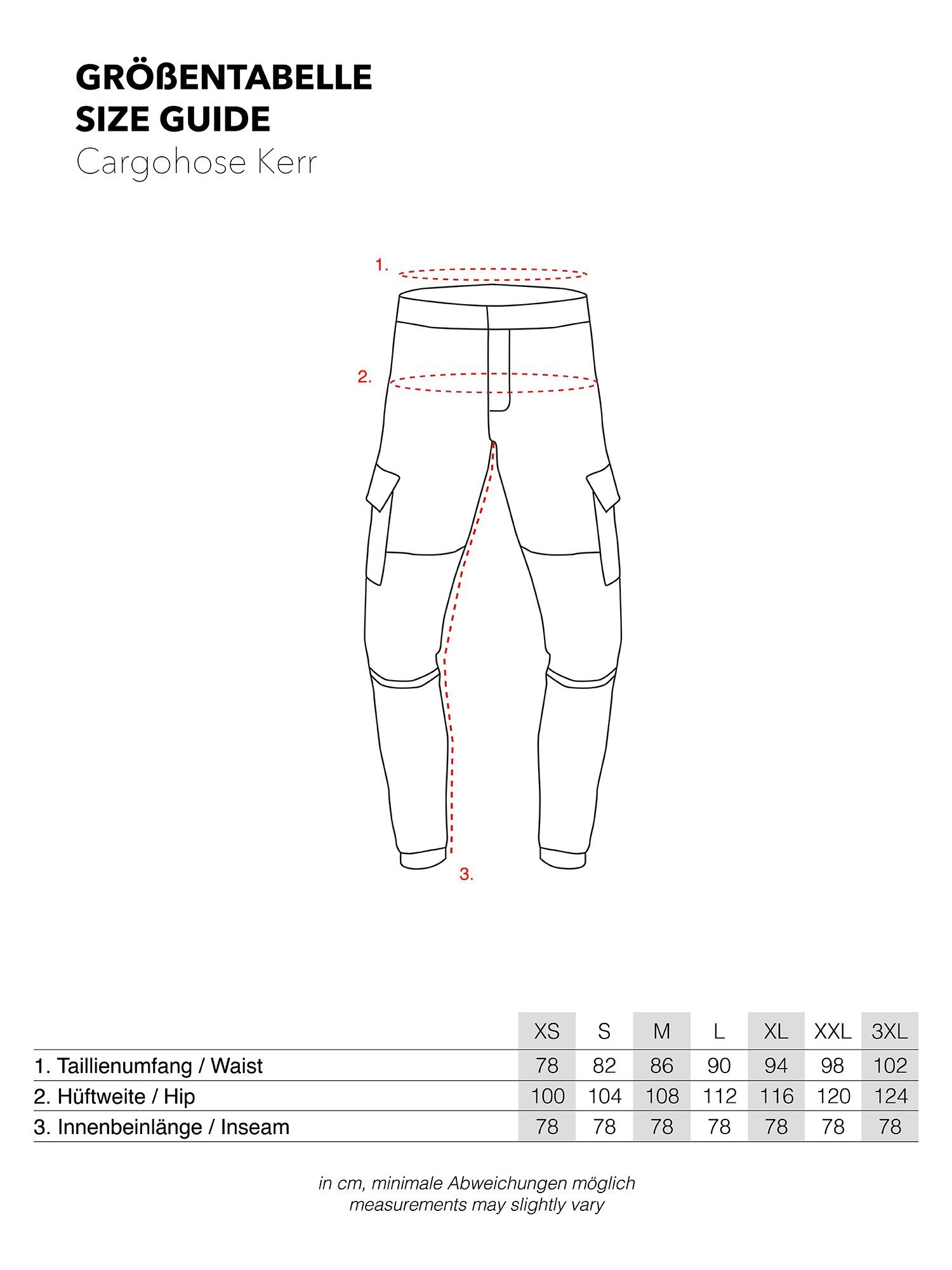 Indicode Cargohose Herren Kerr Cargo Hose Herrenhose aus elastischer Baumwoll-Qualität, inkl. Gürtel