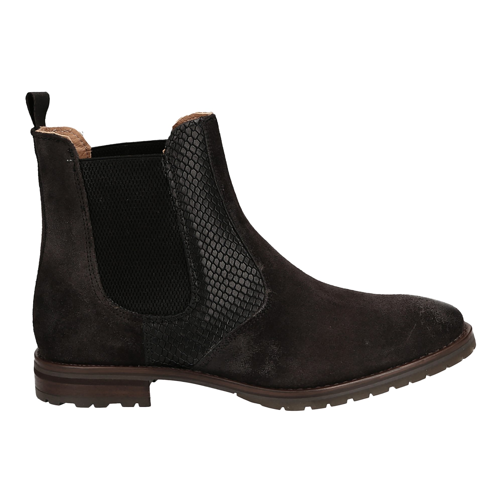 Lüke Schuhe Lüke Schuhe 3185B, Stiefeletten, Chelsea Boots, Schwarz, Herren Chelseaboots