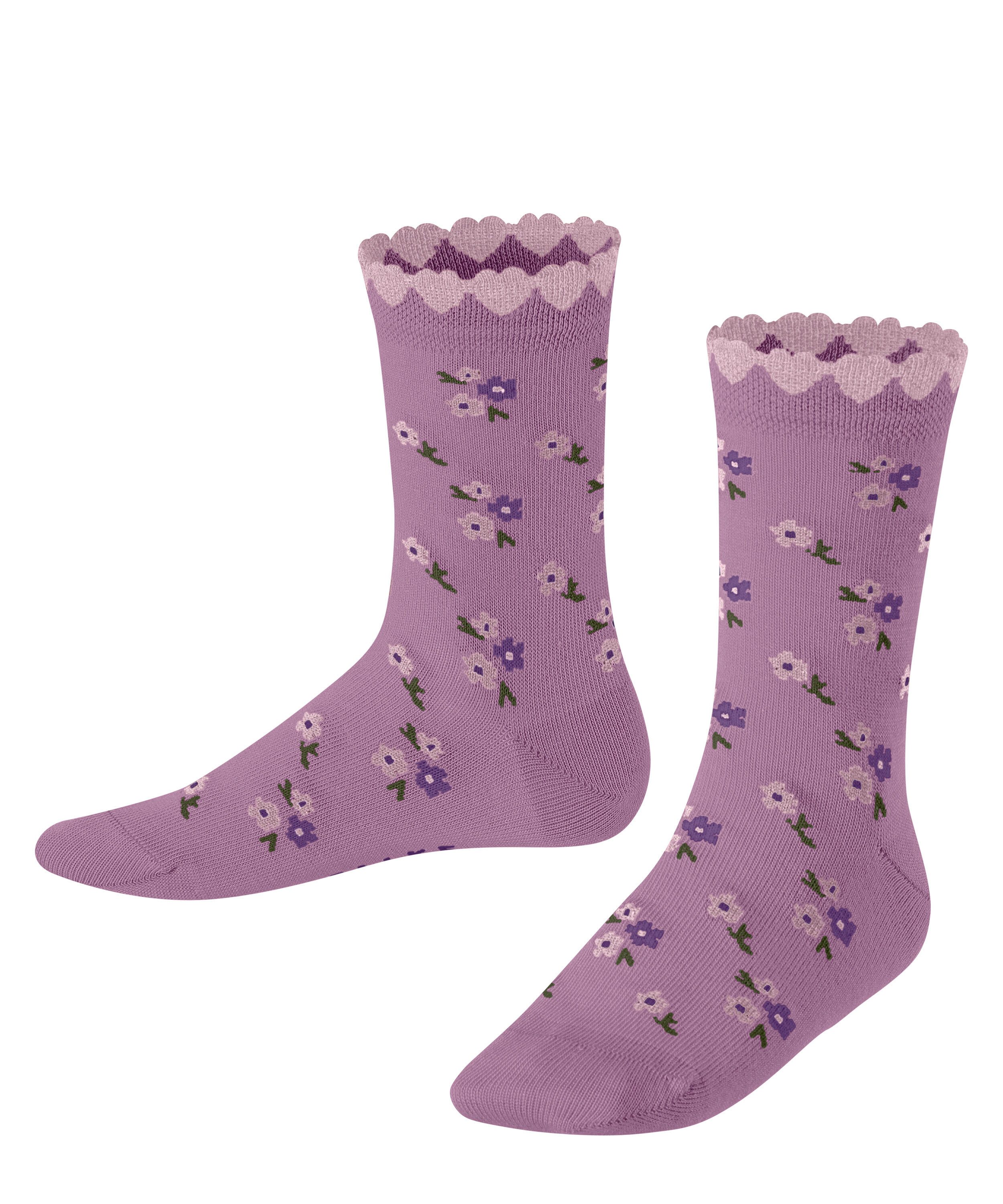 FALKE Socken FALKE Ditsy Flowers Kinder (1-Paar) aus hautschmeichelnder Baumwolle