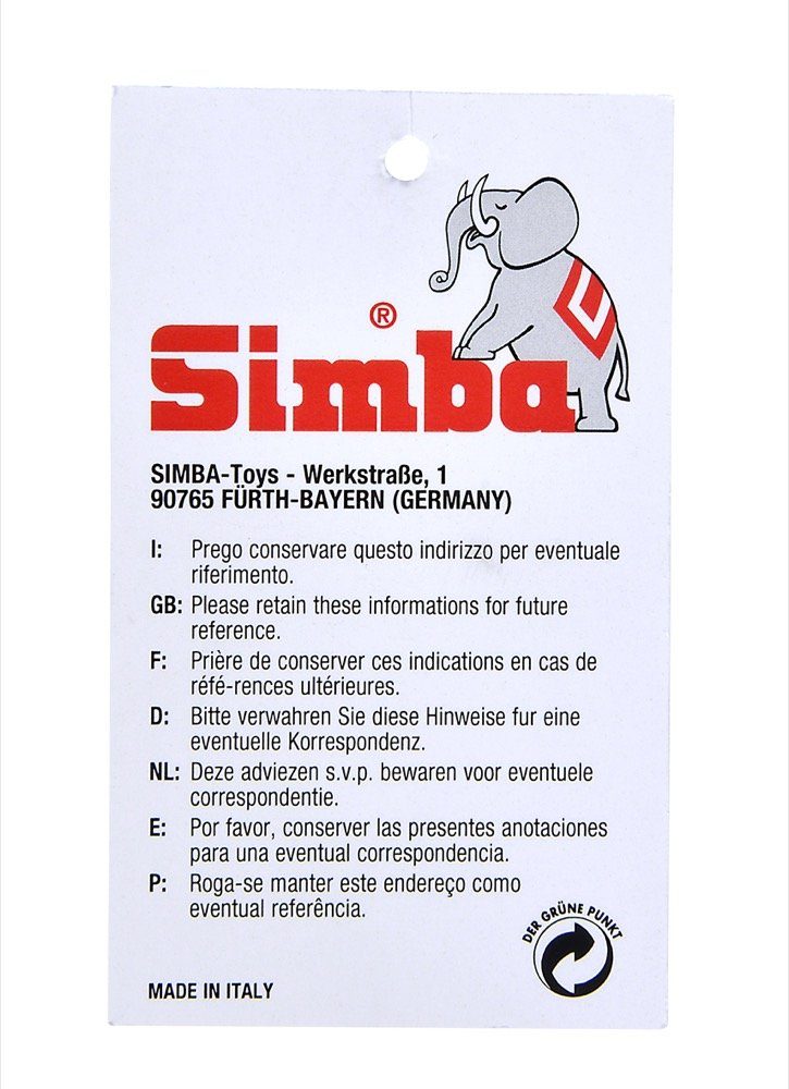 Spielzeug-Gartenset Tennis Spielzeug 107404564 Ballspiel Softball SIMBA Outdoor Simba schwarz