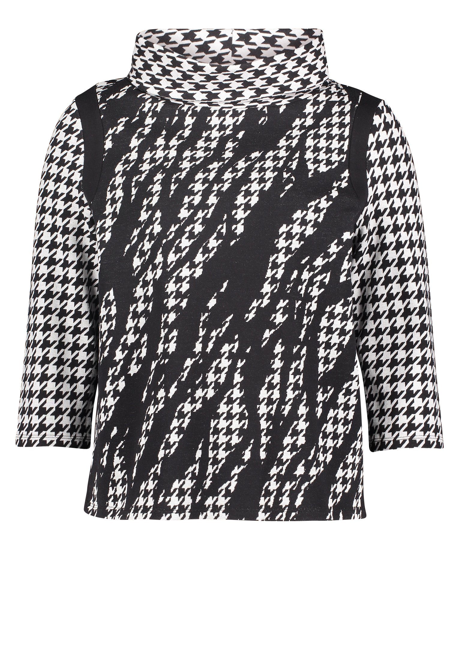 Betty Barclay Sweatshirt mit Materialmix Kragen (1-tlg) hohem