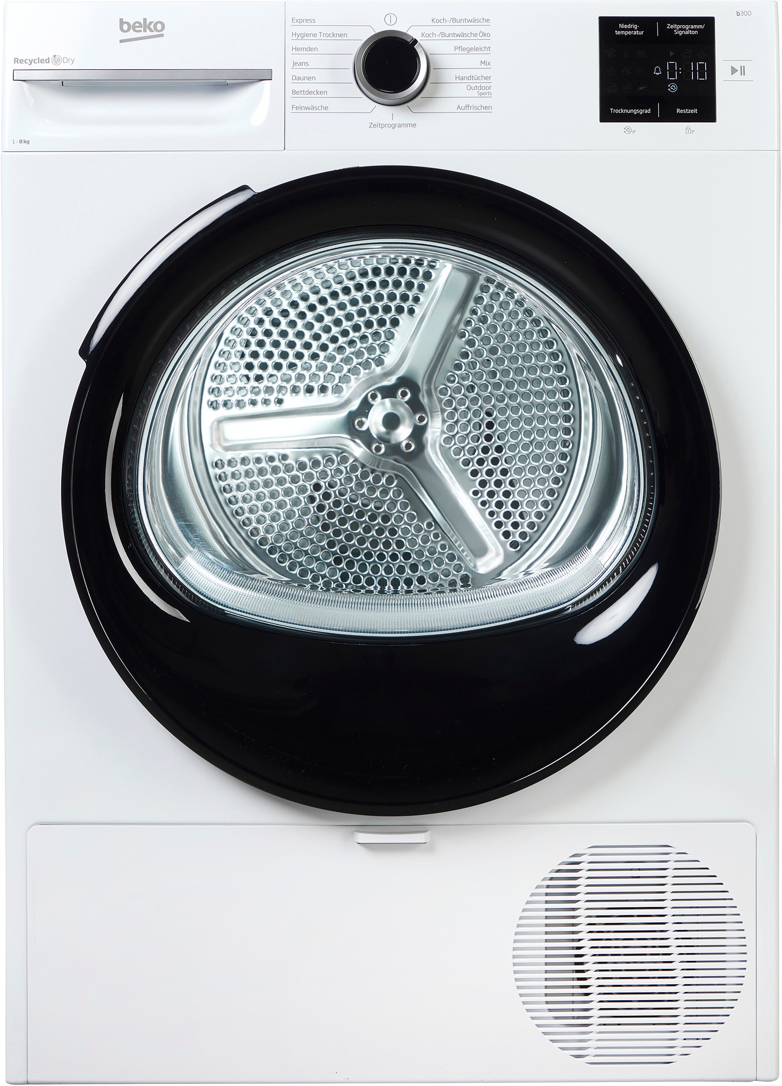 BEKO Wärmepumpentrockner BMO3T382CW, AquaWave Schontrommel für besonders schonendes Trocknen