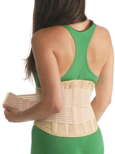 MedTex Rückenbandage Rückenbandage Korsett Bandage Rücken Kreuz Stütze Gurt MT3028 Gr.XXL/3, Stütze