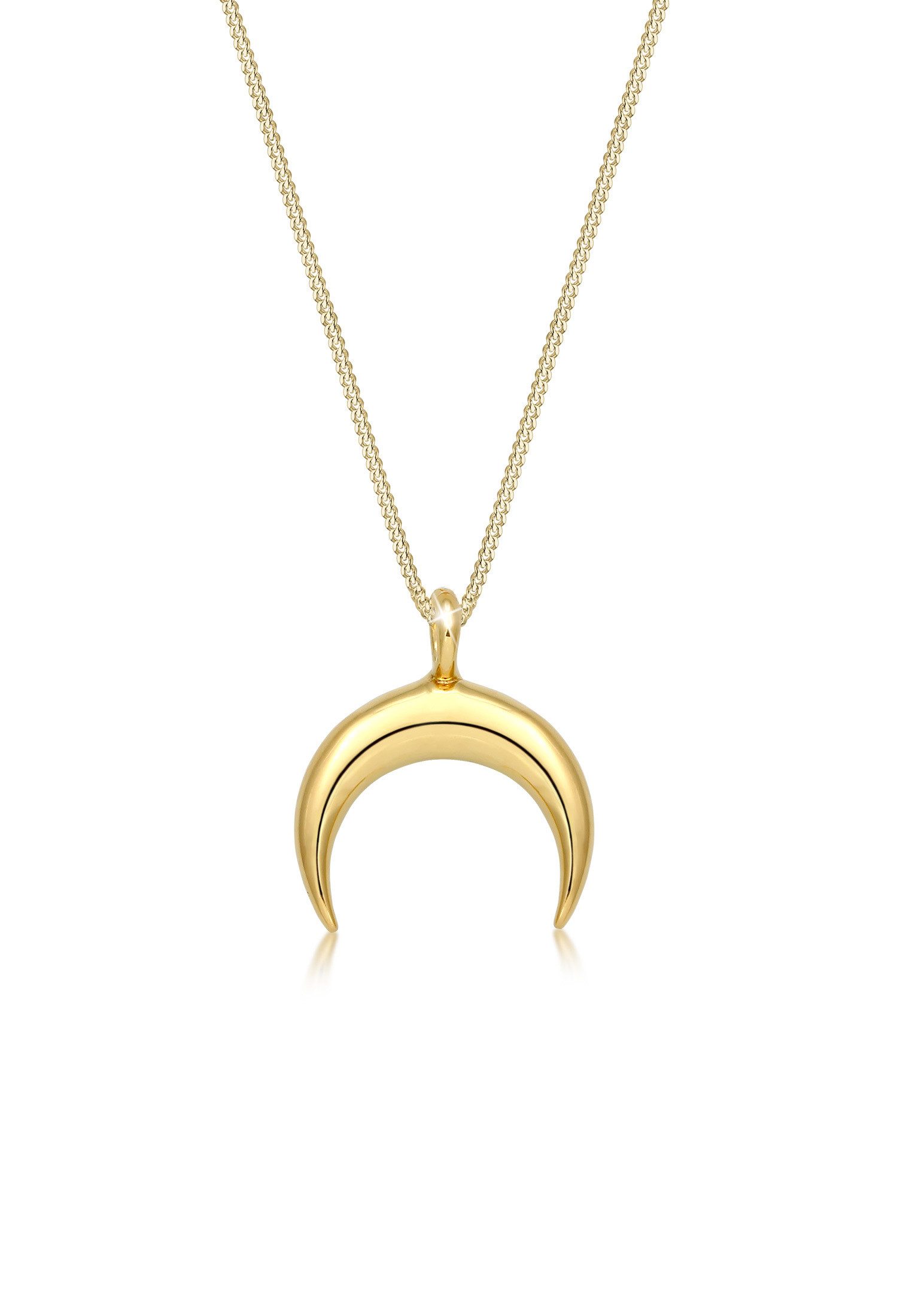 Elli Premium Kette mit Anhänger Halbmond günstig online kaufen