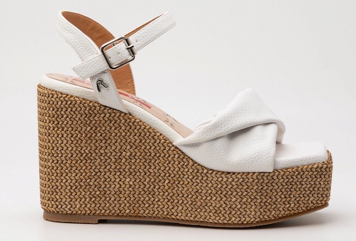 Replay WADE SANDAL Keilsandalette, Sommerschuh, Sandale, Keilabsatz, in modischer Karree-Form