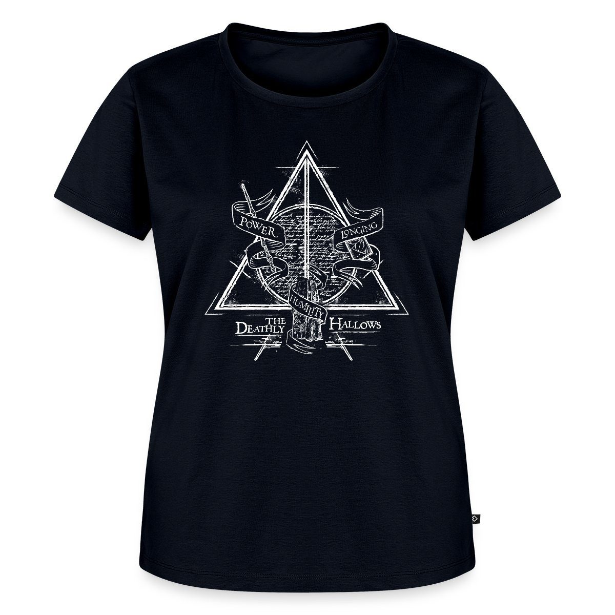 T-Shirt Harry Potter The Deathly Hallows Frauen Premium T-Shirt