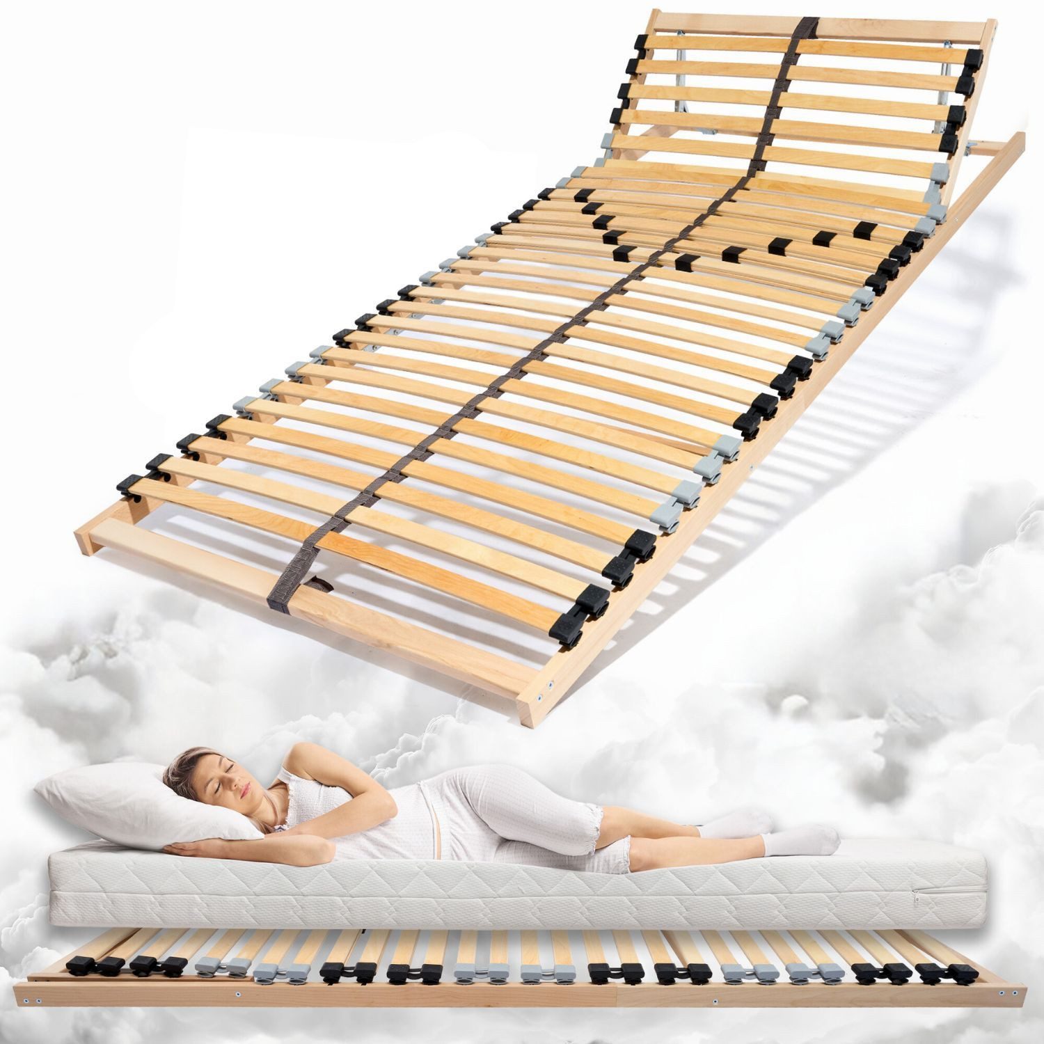 Lattenrost ERGO K, Coemo, Kopfteil manuell verstellbar, Fußteil nicht verst günstig online kaufen