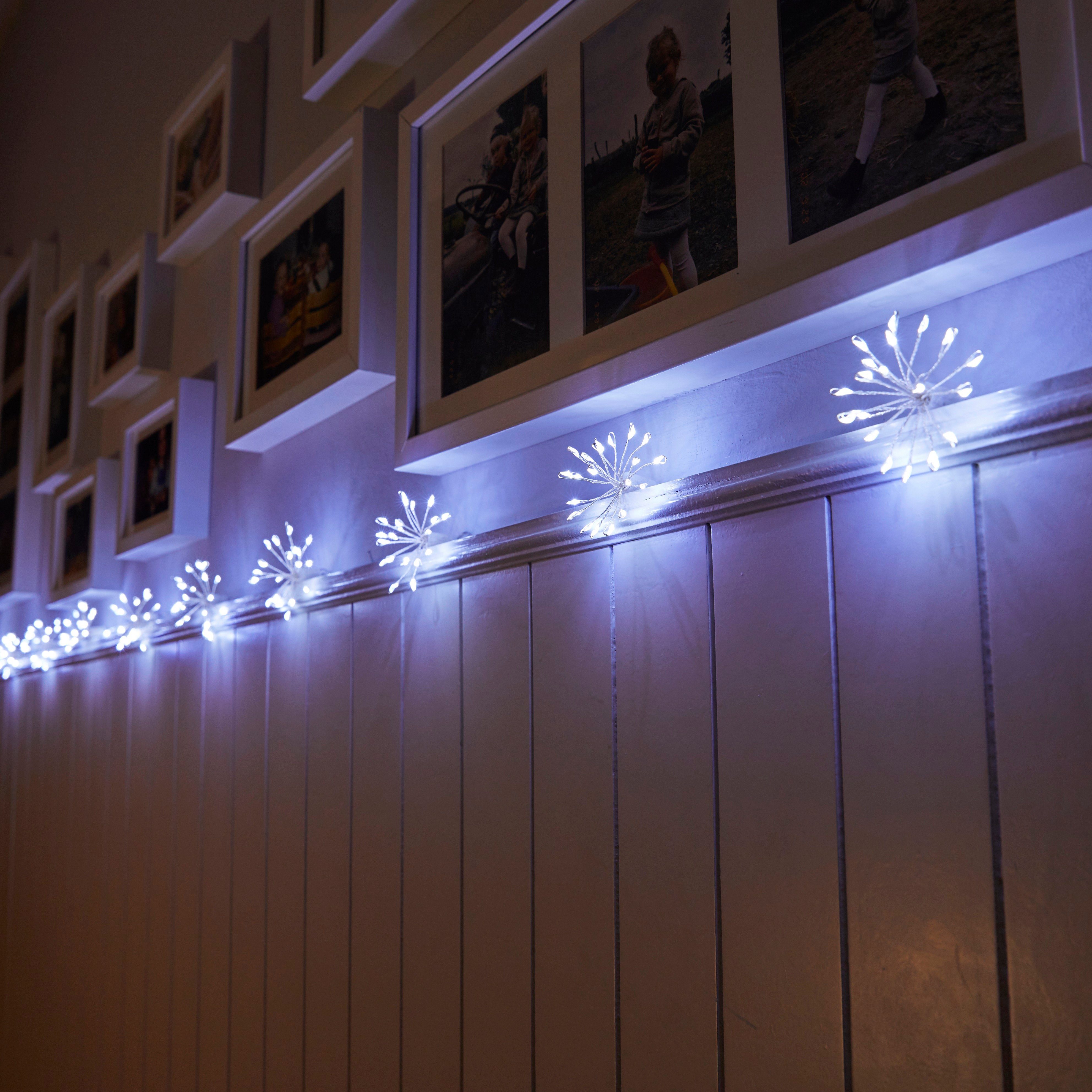 Northpoint LED-Lichterkette LED Lichterkette 200 LED Weihnachten Sparkling Leuchtball 180cm lang