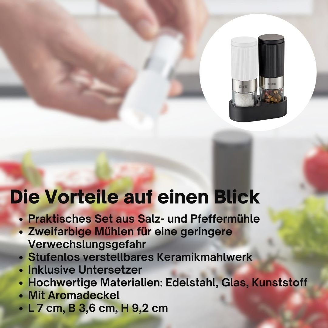 GEFU Salz-/Pfeffermühle Tusome manuell